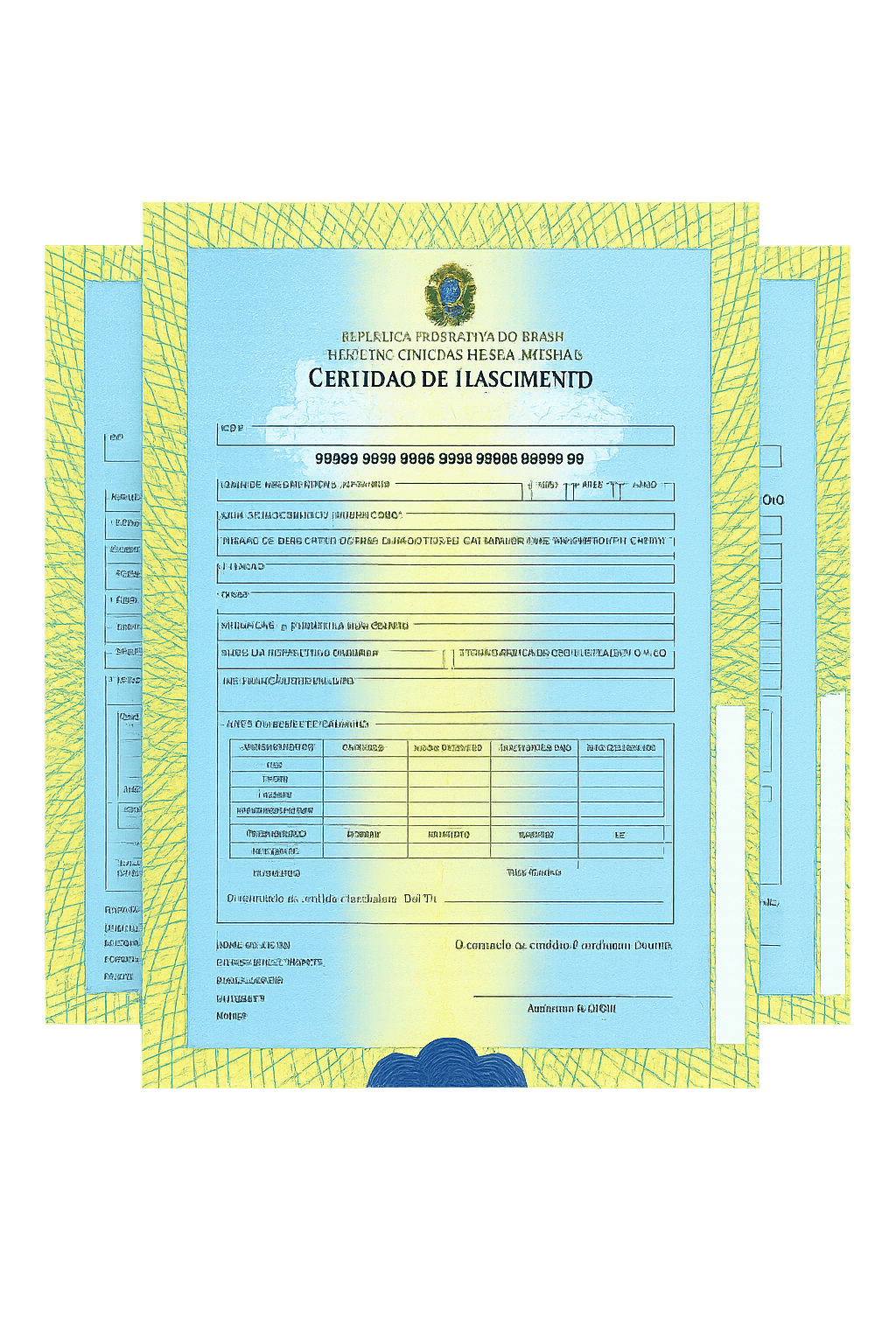 certidao de nascimento ilustrativo